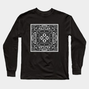 Arch Window Kaleidoscope IV - Sunweaver Long Sleeve T-Shirt